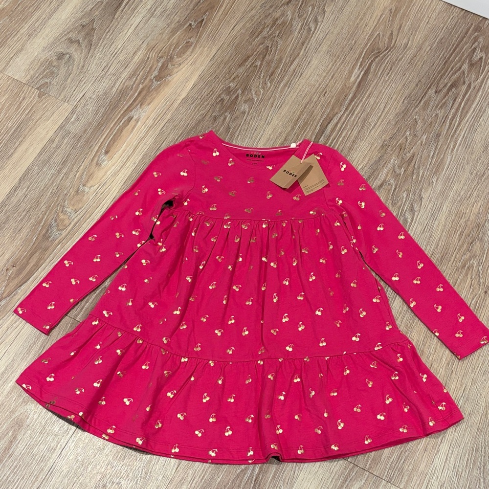 Mini Boden Ariel Long Sleeve Twirly Dress
Cherry Jam Foil Cherries